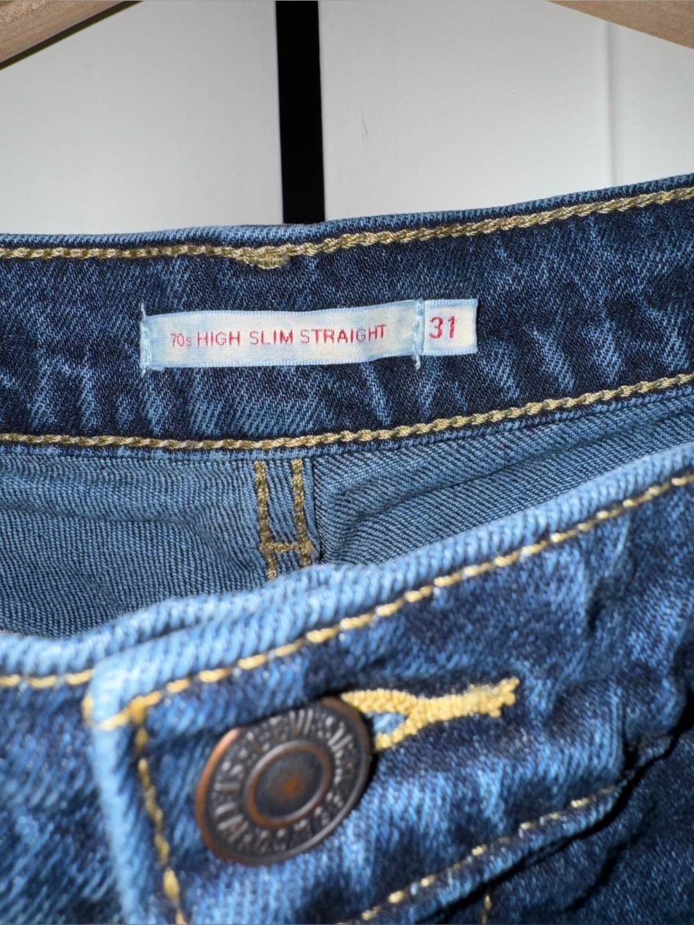 Levi's Blue High 70’s Slim Straight Women's Jeans